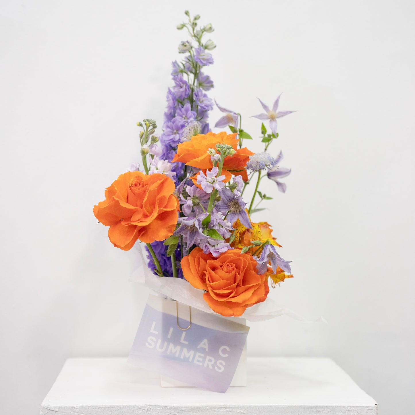 LILAC & ORANGE BLOOM BOX