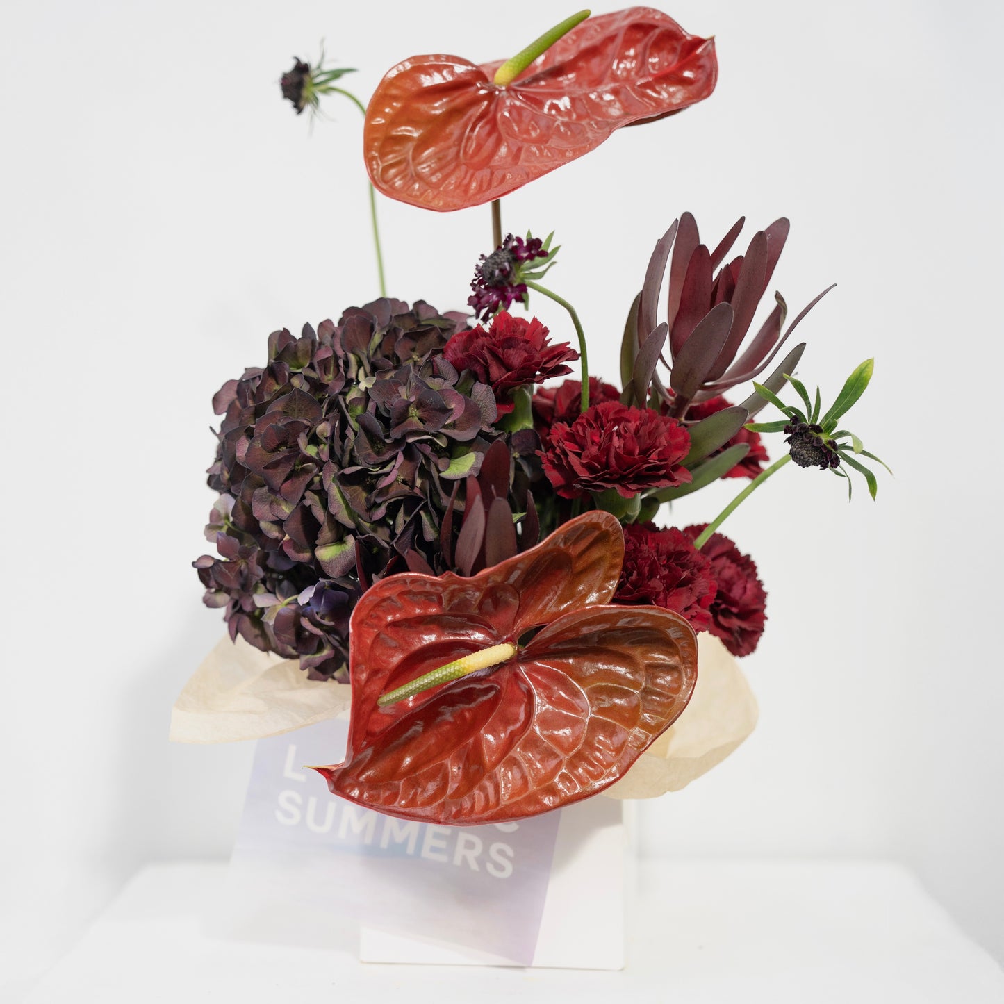 BROWN & BURGUNDY BLOOM BOX