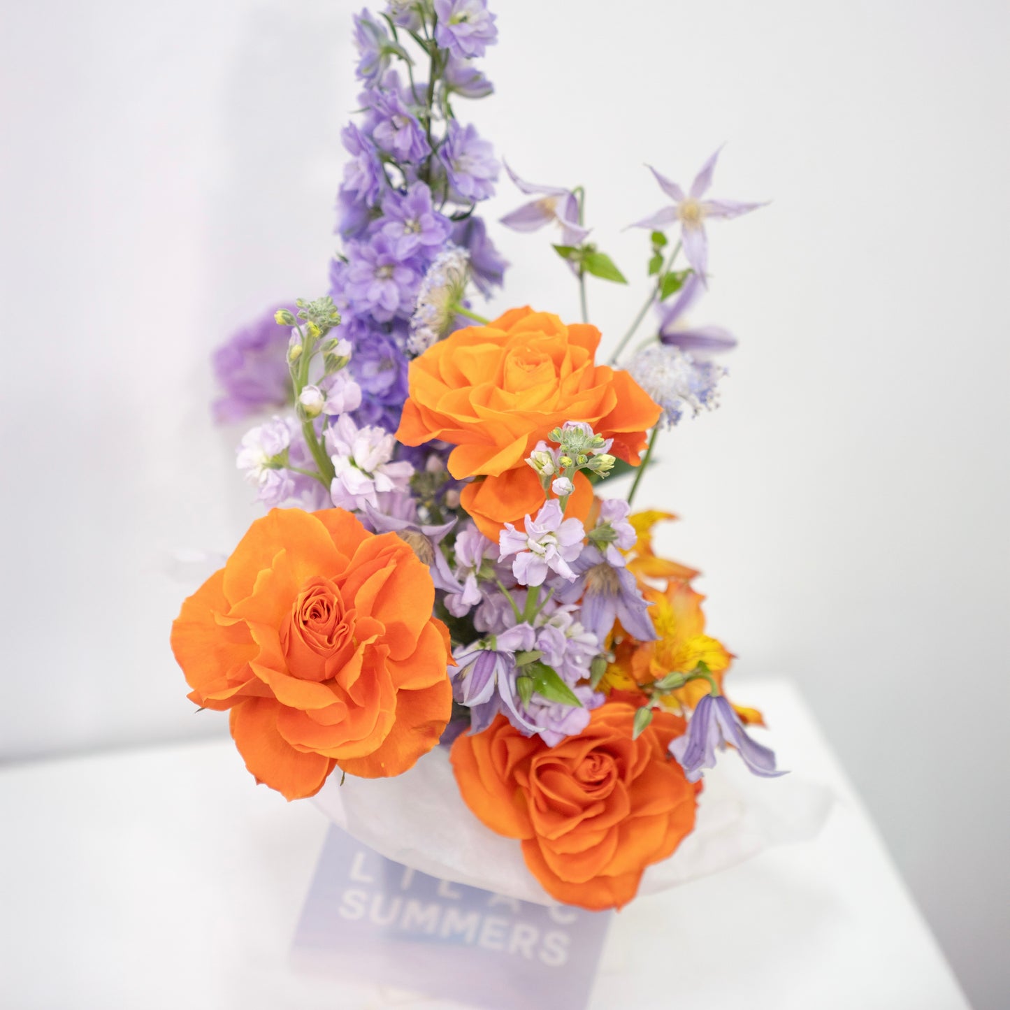 LILAC & ORANGE BLOOM BOX
