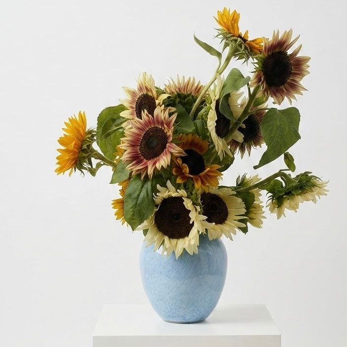 SUNFLOWER MASS VASE