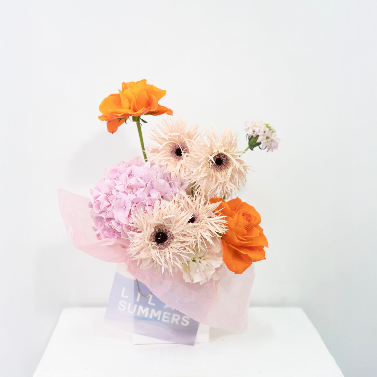 ORANGE, BEIGE & LIGHT PINK BLOOM BOX