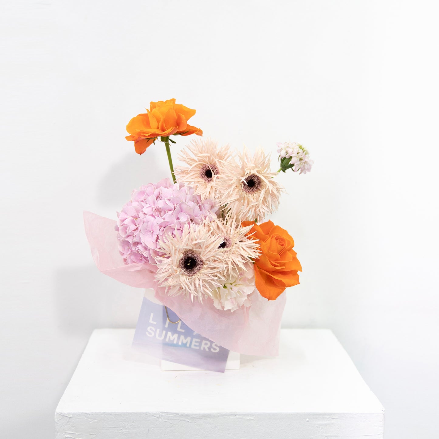 ORANGE, BEIGE & LIGHT PINK BLOOM BOX